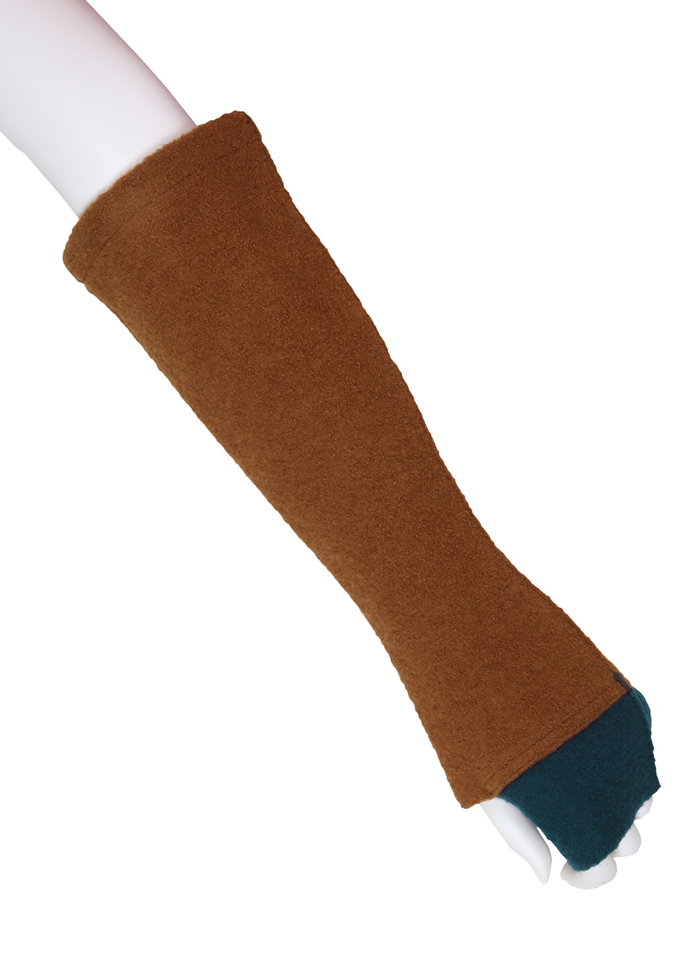 圧縮ニット配色アームウォーマー