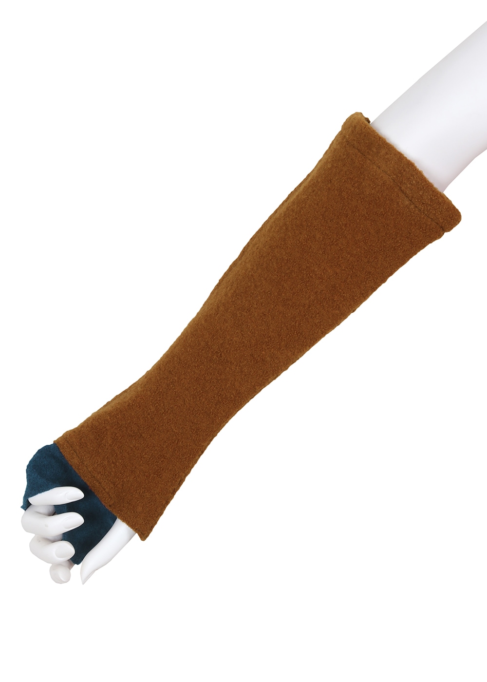 圧縮ニット配色アームウォーマー