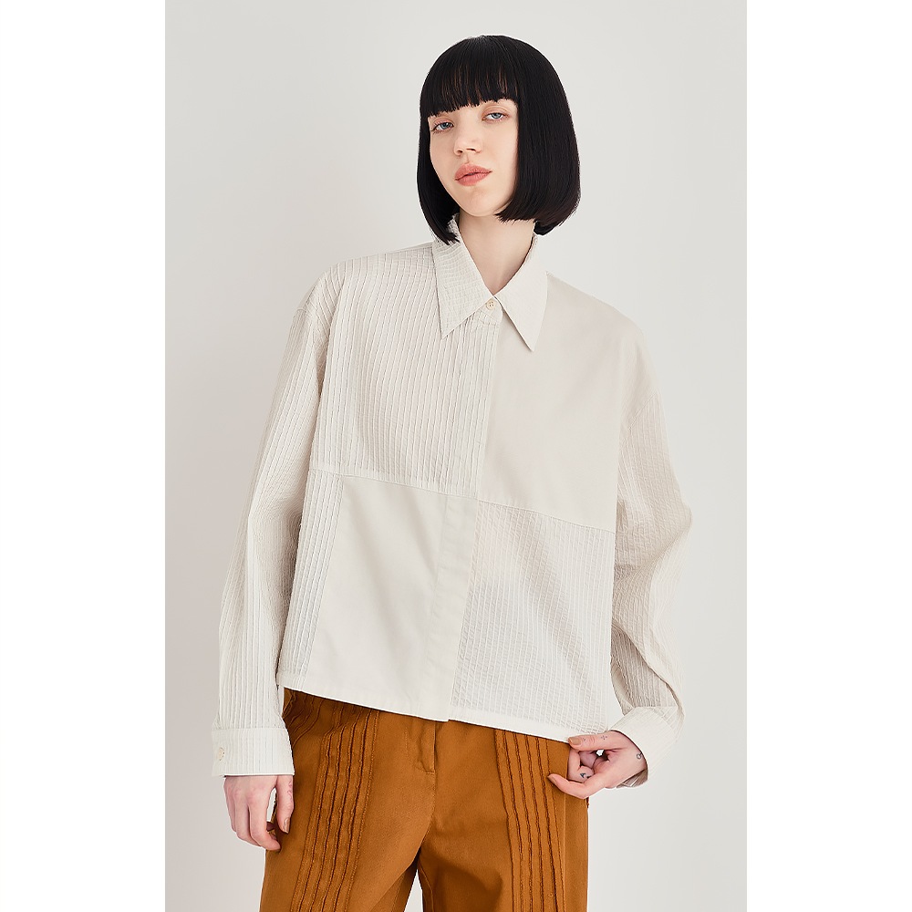 市松シャツ(カツラギ)