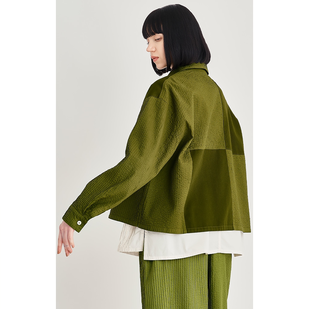 市松シャツ(カツラギ)