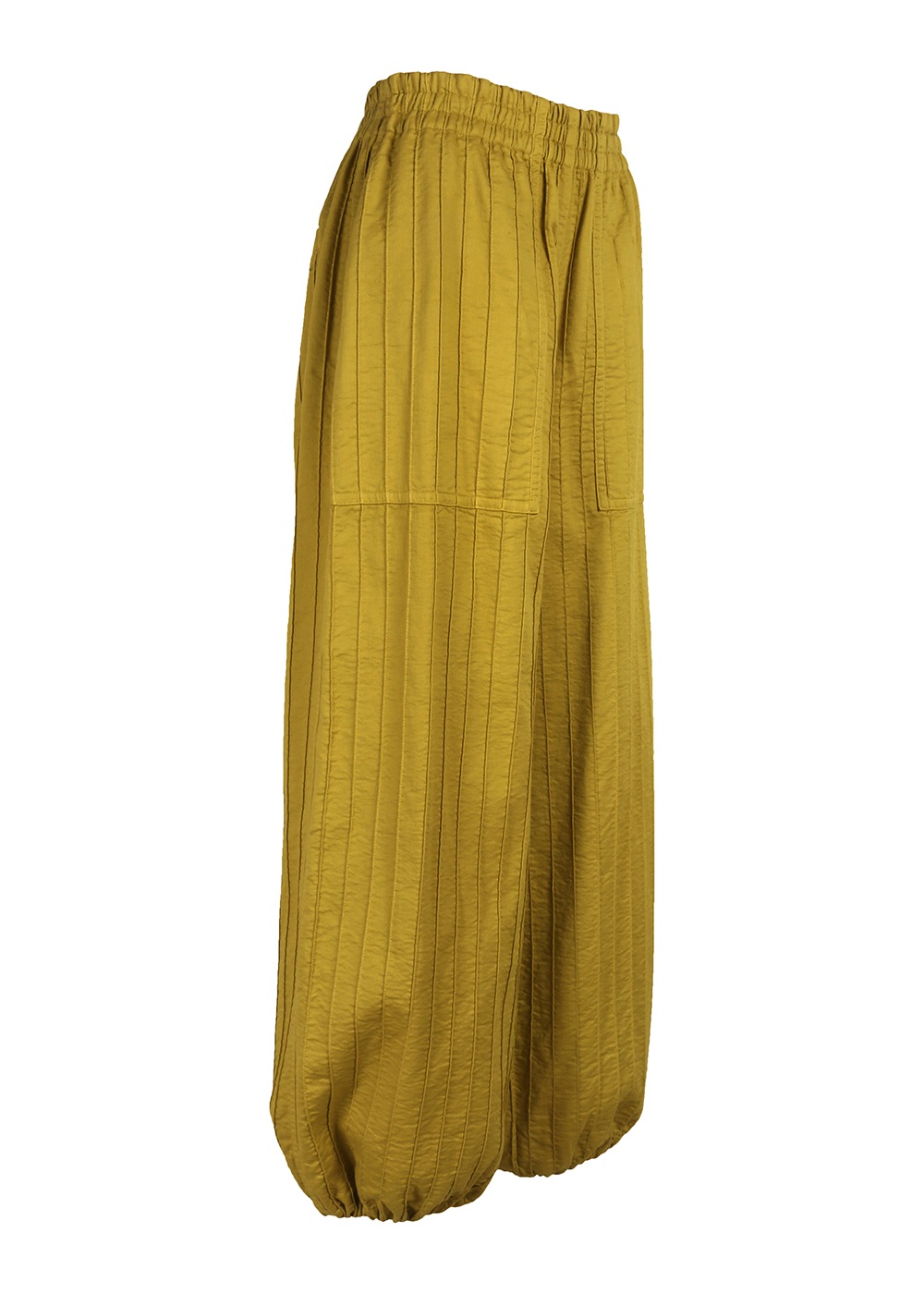 6重ガーゼ裾ゴムパンツ