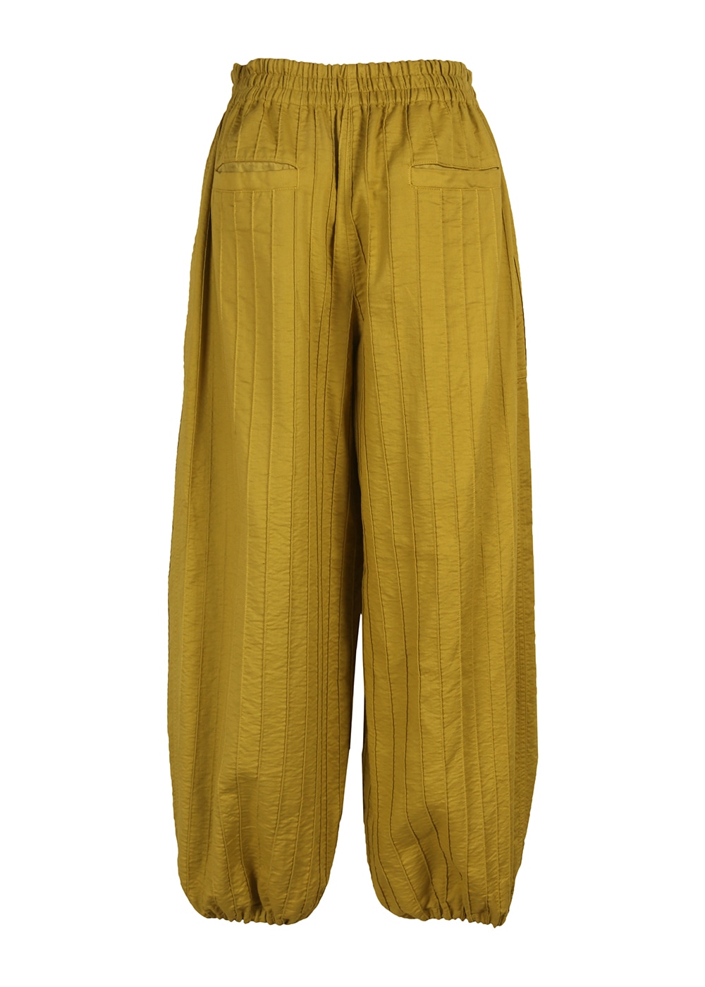 6重ガーゼ裾ゴムパンツ