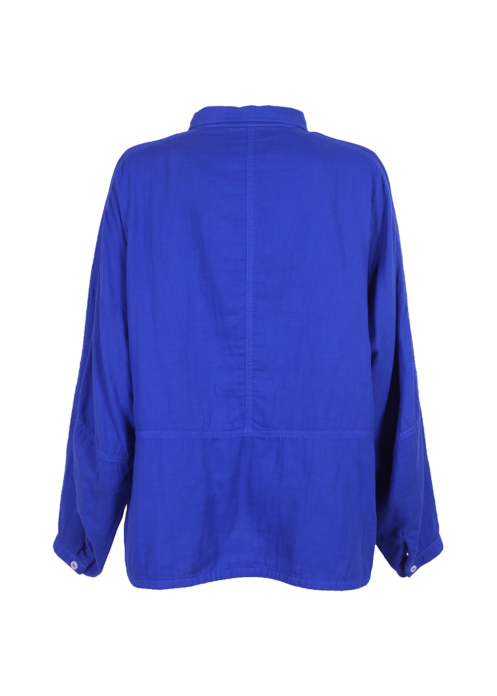 Wガーゼ上部分ピンタックシャツ