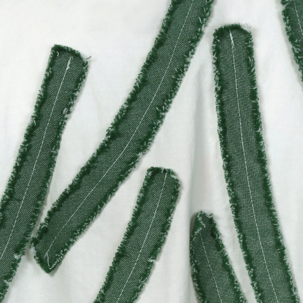 デニム風アイビースラッシュテープジャケット