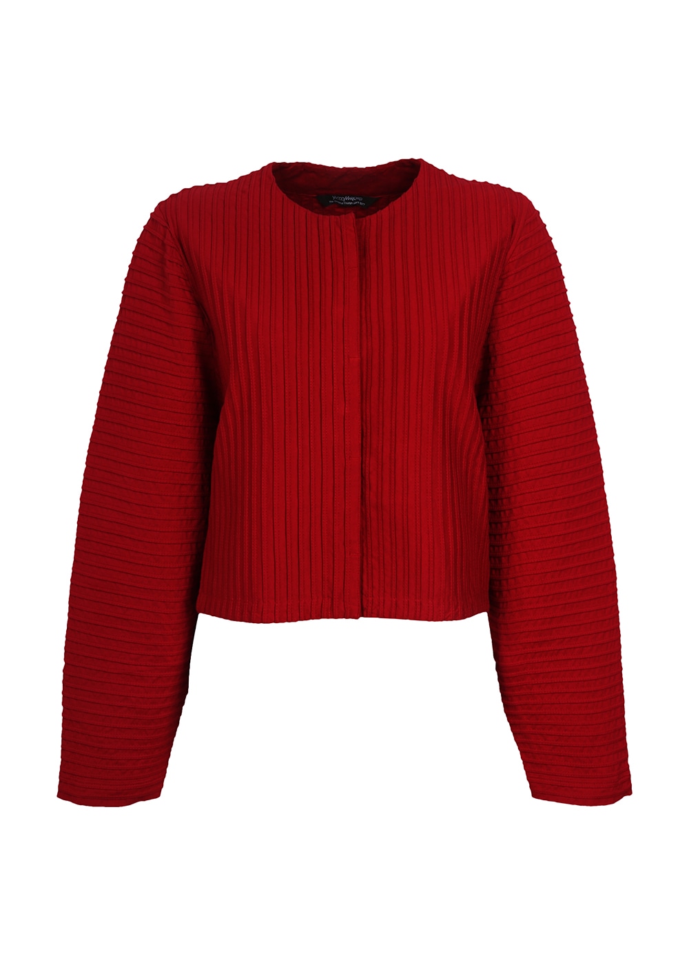 縦ピンタックカットソージャケット