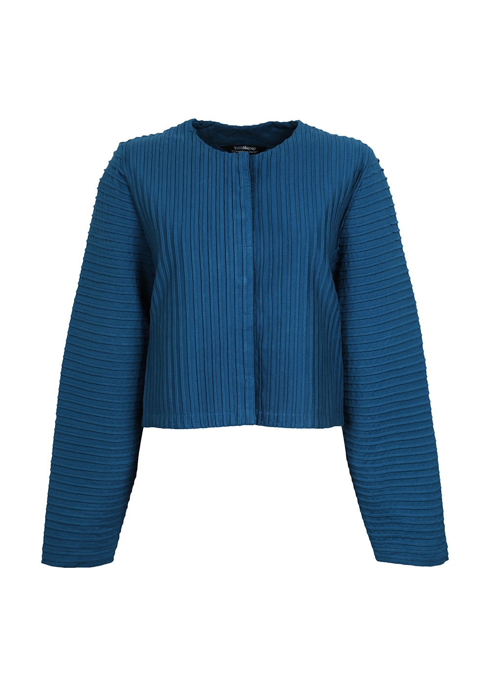 縦ピンタックカットソージャケット