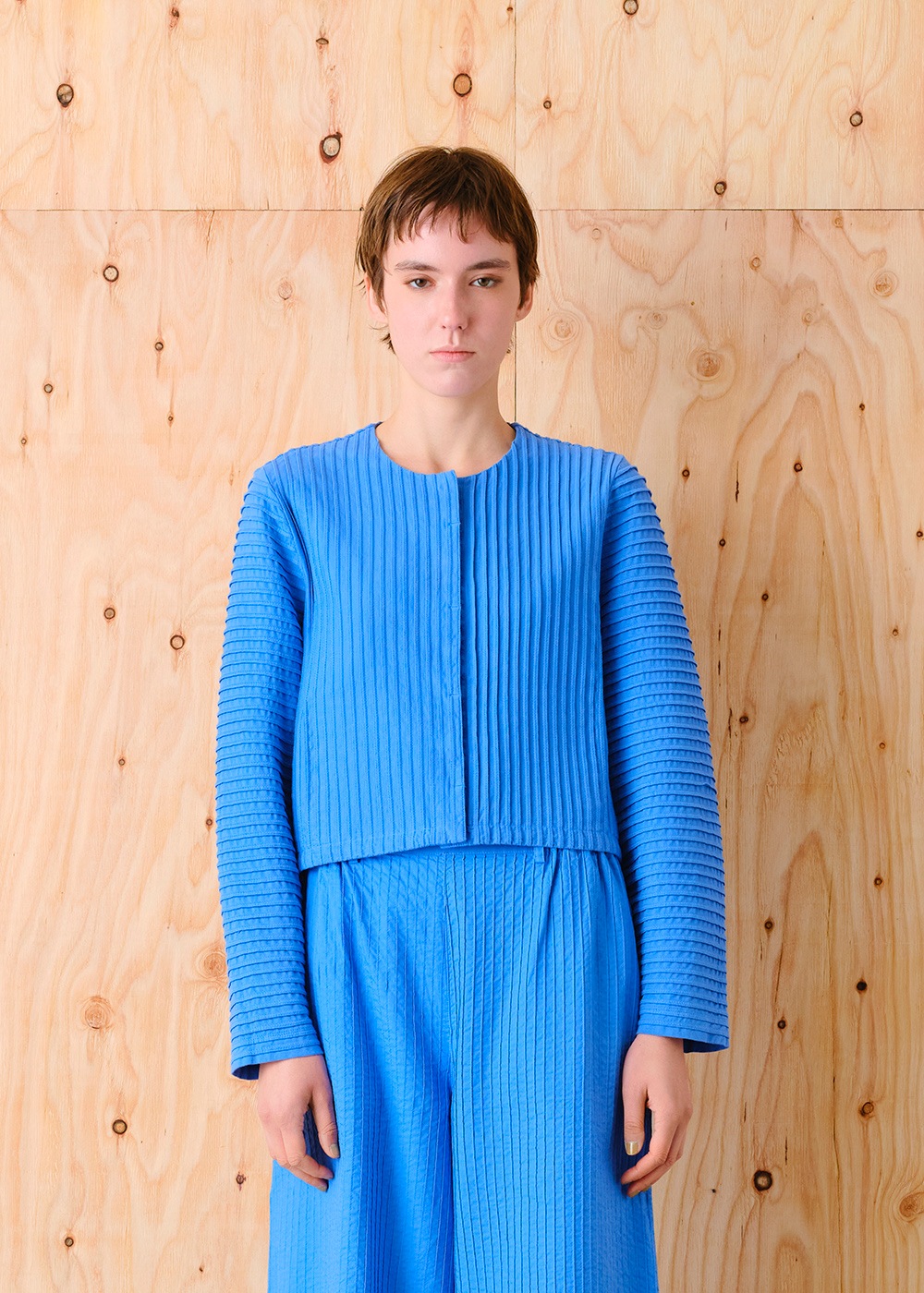 縦ピンタックカットソージャケット | ITEM | YACCOMARICARD CORE