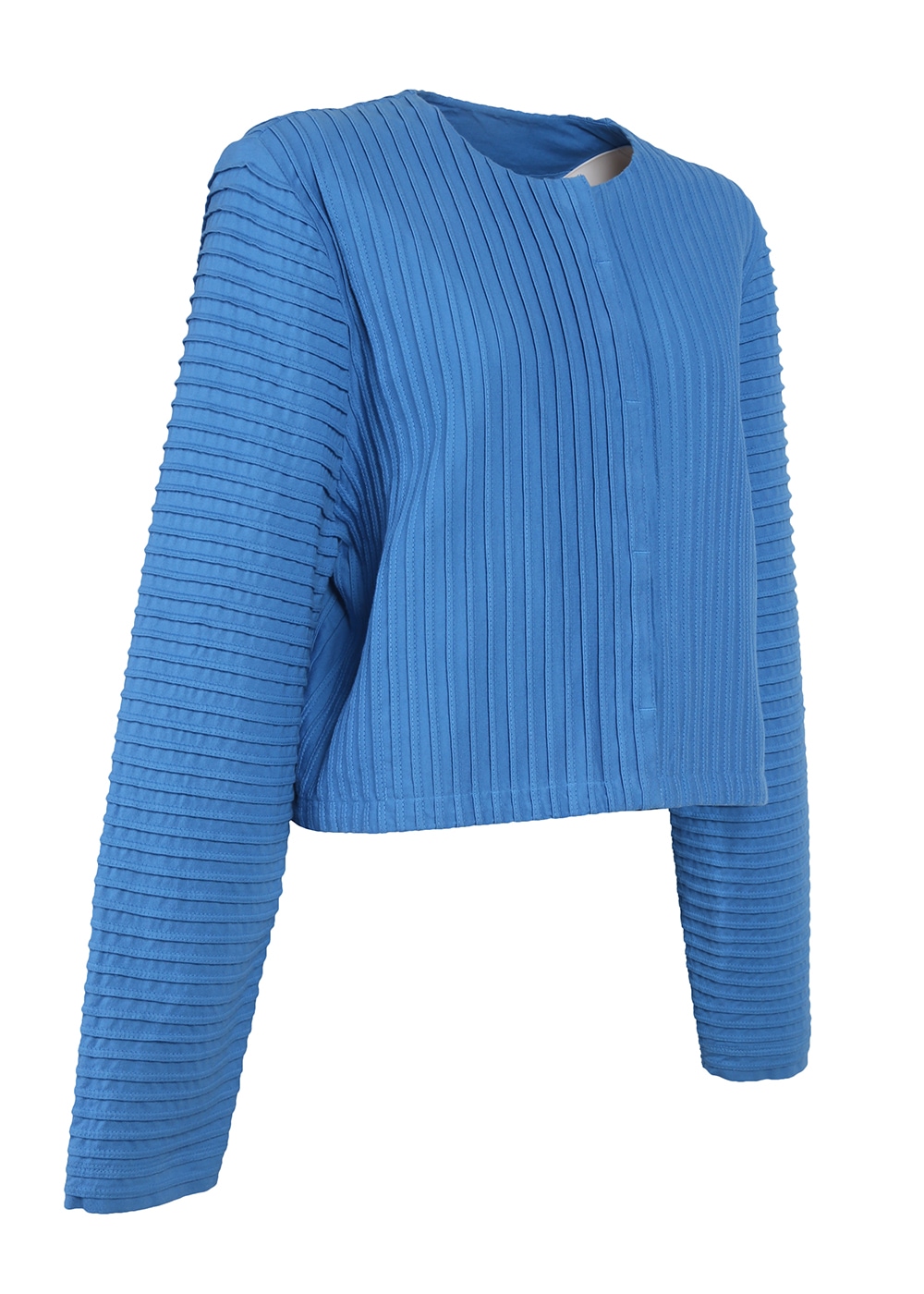 縦ピンタックカットソージャケット