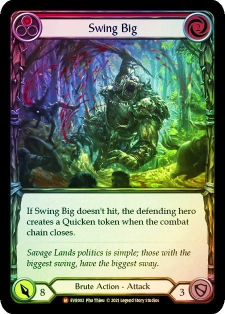 ENG】【Rainbow Foil】[Brute] Swing Big [EVR] | All Items | TCG