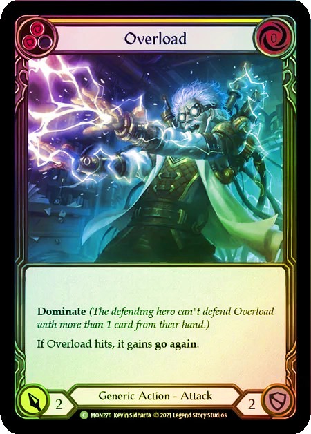ENG】【Rainbow Foil】[Generic] Overload - Yellow [MON-1st] | All