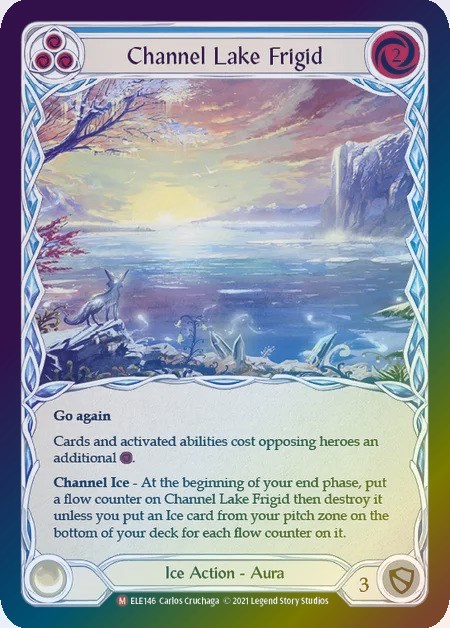 その他 Channel Lake Frigid foil FLESH AND BLOOD Flesh And Blood - Graded Card CGC 9 - Channel Lake Frigid