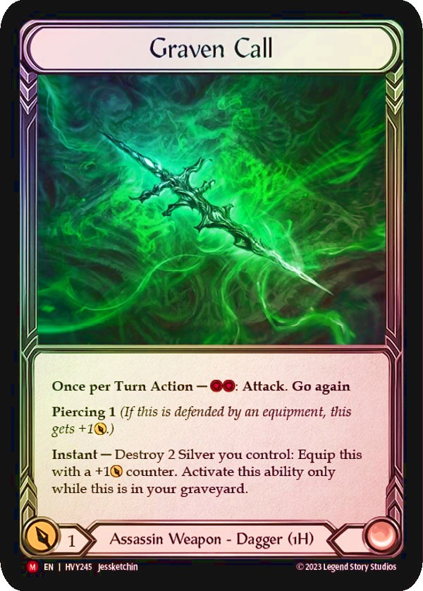 ENG】【Cold Foil】[Assassin] 呼び声刻み/Graven Call [HVY] | All