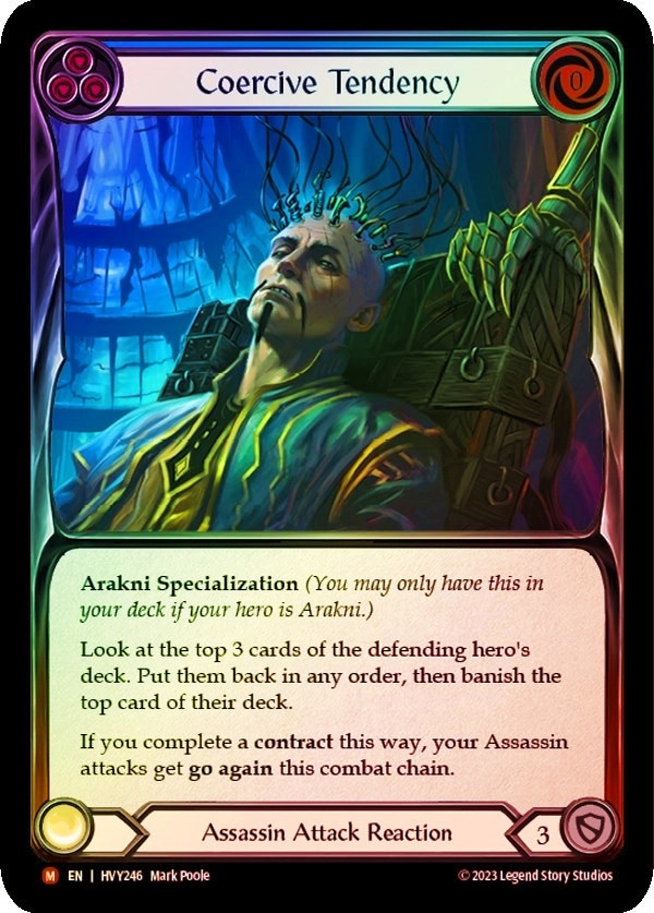 ENG】【Rainbow Foil】[Assassin] 思考強制/Coercive Tendency [HVY