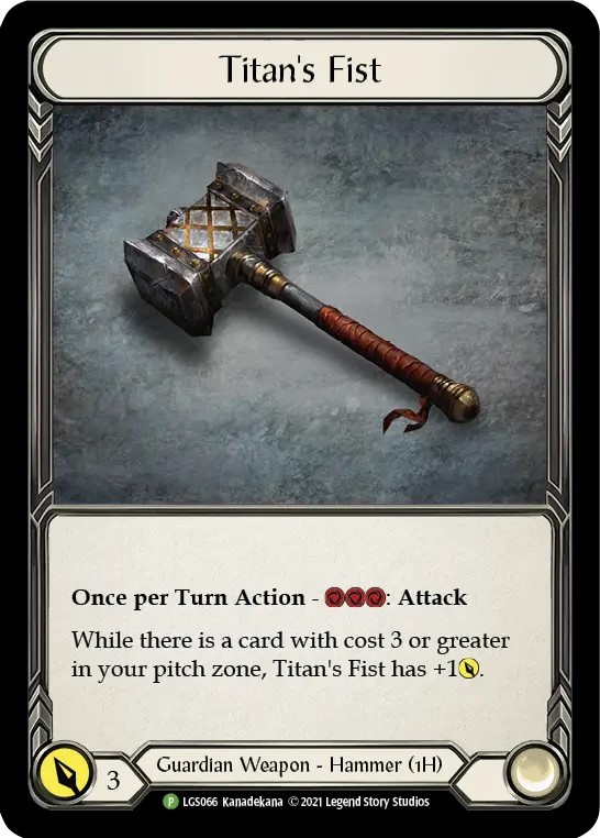 その他 FaB Titan's Fist - LGS066 ENG】【Cold Foil】 Titan's Fist [LGS066] | All Items | TCG