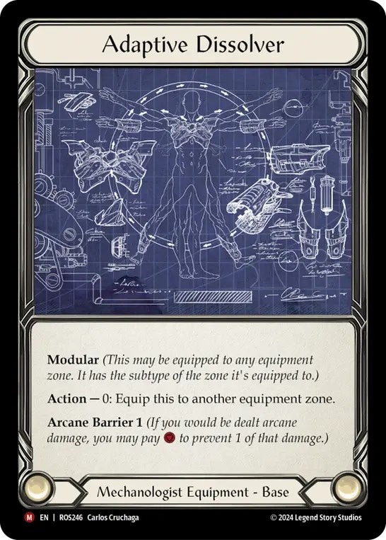 FaB 【Cold Foil】[機械技師] 適応の分解器 ENG】[Mechanologist] 適応の分解器/Adaptive Dissolver [ROS