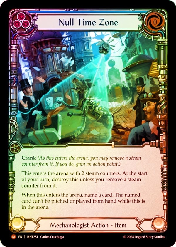 ENG】【Cold Foil】[Mechanologist] 無時限ゾーン/Null Time Zone [HNT
