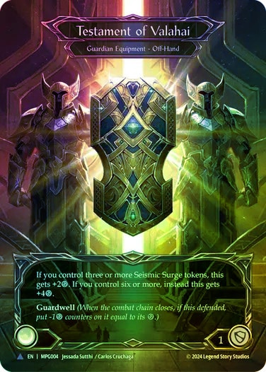 ヴァラハイの誓約 / Testament of Valahai ENG】【Cold Foil】【Marvel】[Guardian] ヴァラハイの誓約/Testament