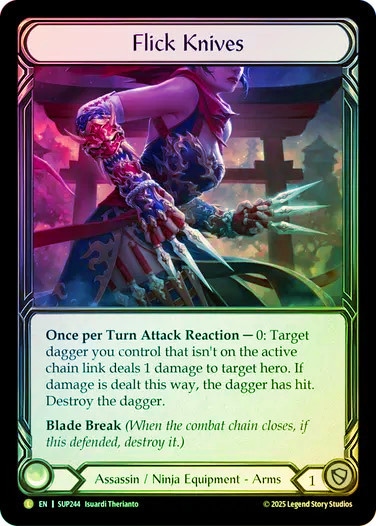 ENG】【Rainbow Foil】[Assassin Ninja] 短刀の妙技 / Flick