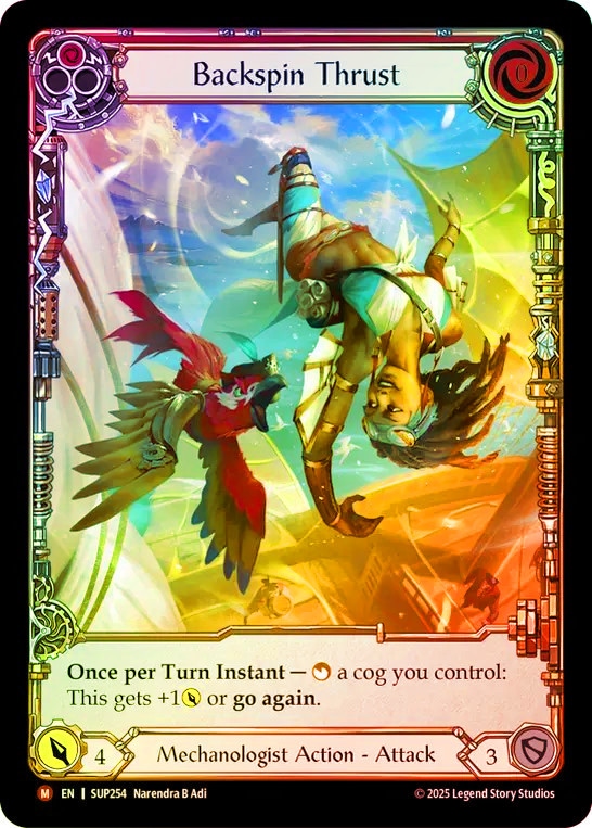ENG】【Cold Foil】[Mechanologist] 逆旋回の突撃 / Backspin Thrust