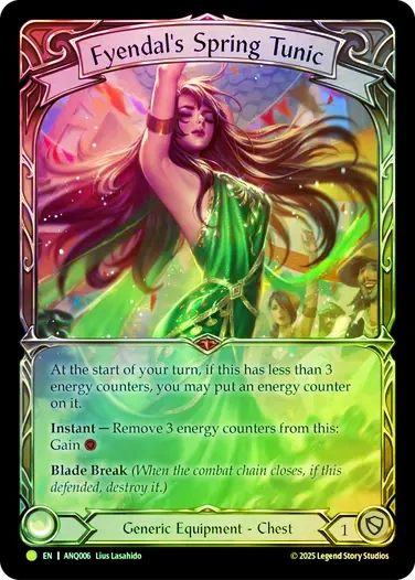 フィエンダルの春のチュニック　Fyendal L レイス英雄譚fab NF ENG】【Rainbow Foil】[Generic] フィエンダルの春のチュニック