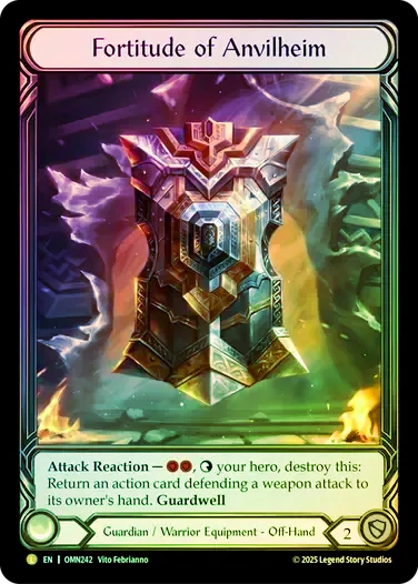 ENG】【Rainbow Foil】[Guardian/Warrior] アンヴィルヘイムの金剛不壊