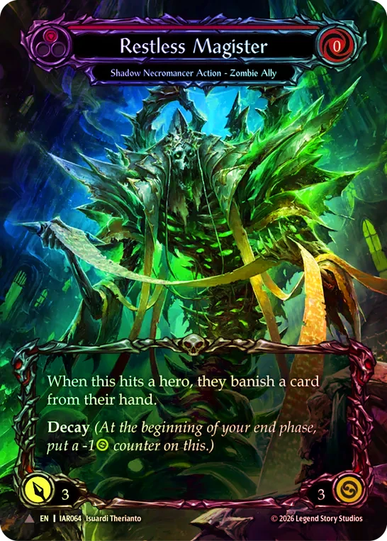 ENG】【Cold Foil】【Marvel】[Shadow Necromancer] 彷徨うマジスター