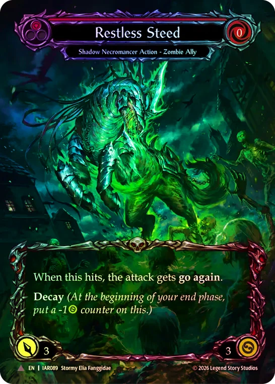 ENG】【Cold Foil】【Marvel】[Shadow Necromancer] 彷徨う軍馬