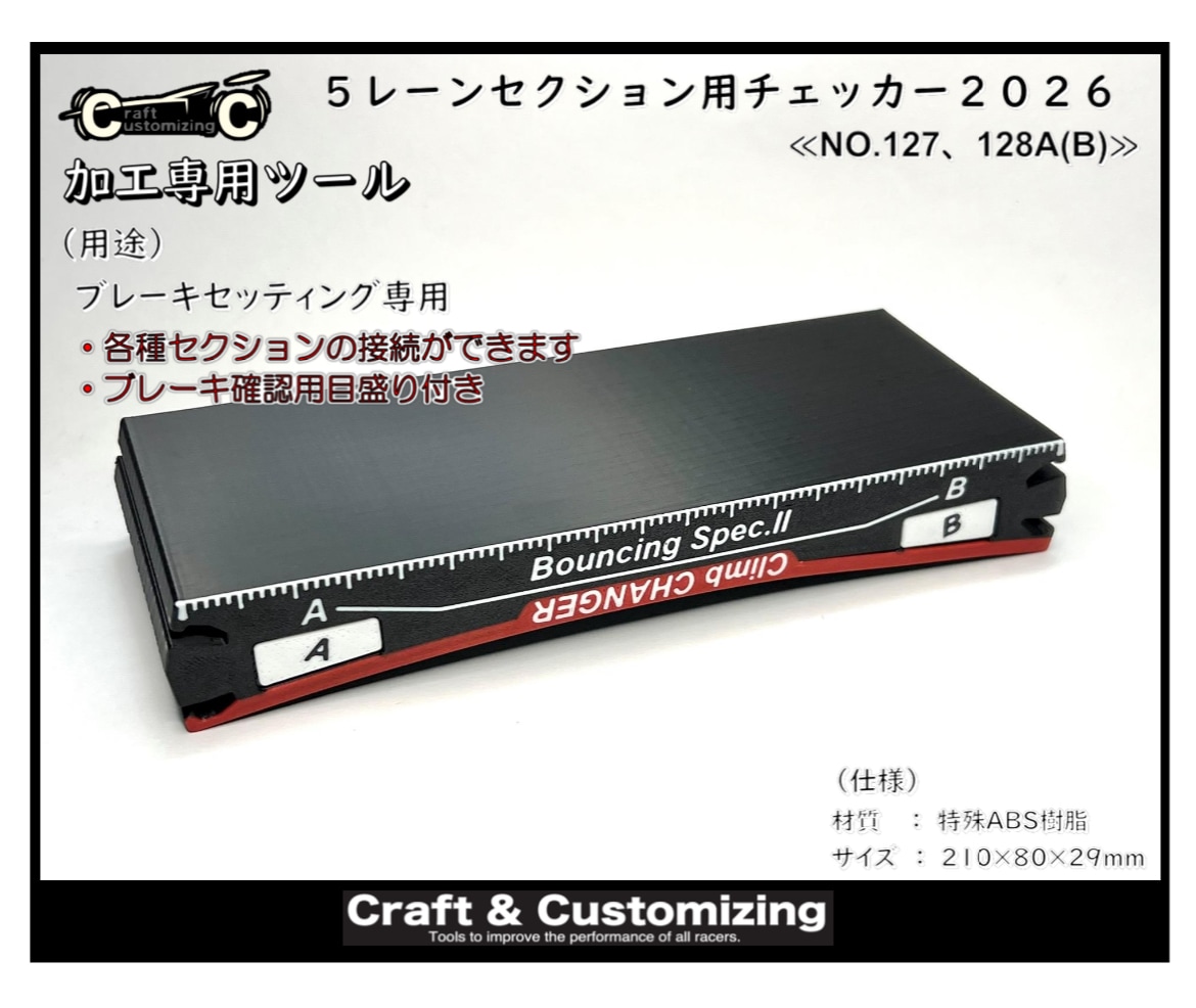 5レーンセクション用 チェッカー2026《NO.127,128A(B)》 | すべての