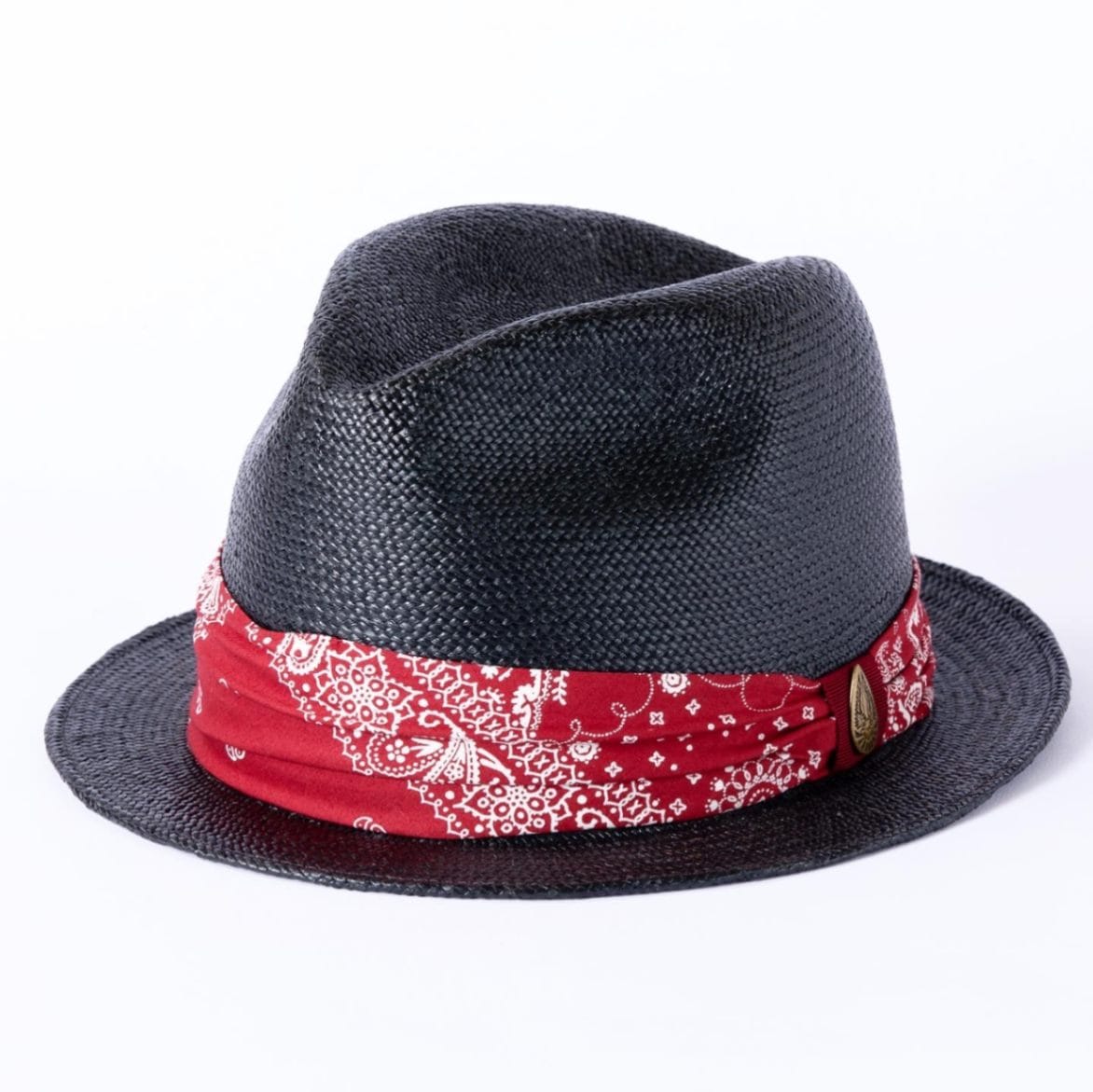 CZQ PANAMA FEDORA Chicano Red Black