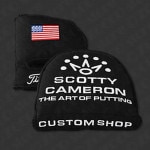 ��2025��³��ǥ�ۥ������ॷ��å� �顼���ޥ�å� �إåɥ��С� �����åƥ��������� Custom shop US Flag Large Mallet RH Headcover SCOTTY CAMERON