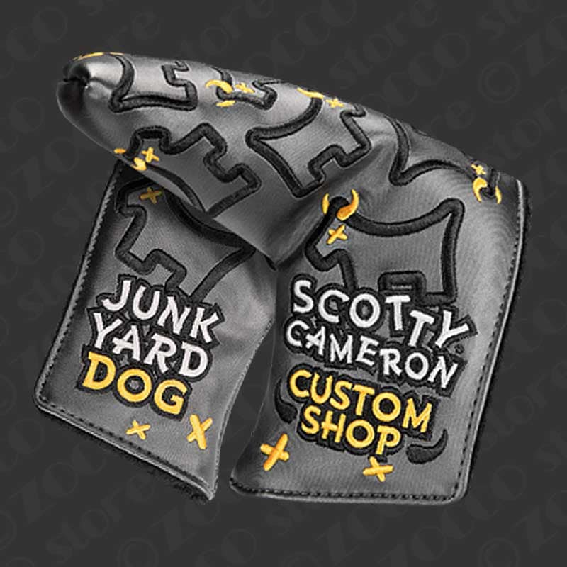 【2022継続モデル】Custom shop Headcover Dancing Junkyard Dog - Standard - Charcoal/Black/School Bus Yellow SCOTTY CAMERON スコッティキャメロンカスタムショップ ヘッドカバー ジャンクヤードドッグ