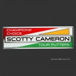 ԥ󥺥祤 桼졼 ƥå - С åƥ Scotty Cameron Champions' Choice - Euro Racer - Sticker - Metallic Mylar SCOTTY CAMERON