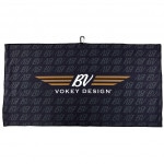 ץ쥤䡼  ֥å/ ܡǥ Player's Towel - Black + White/Gold Vokey Design