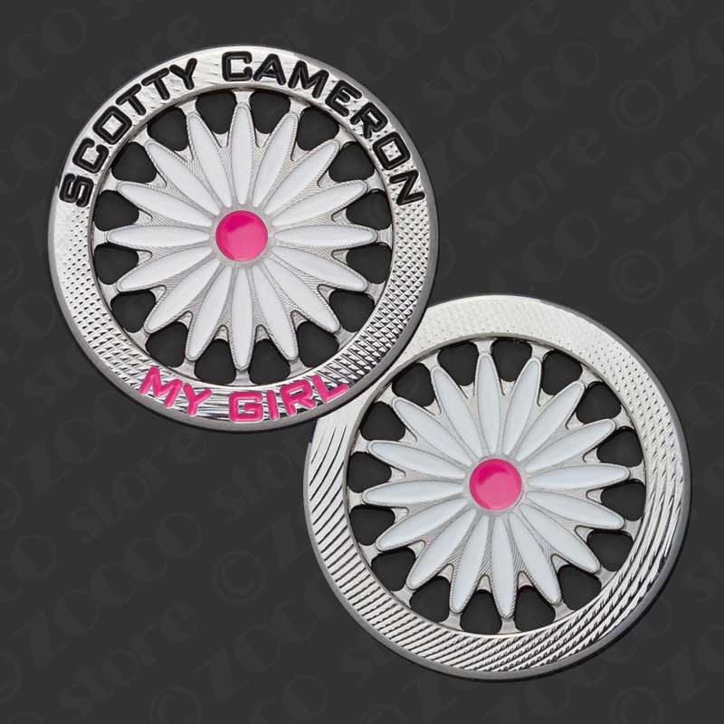 2021 ホリデイ リミテッド キャメロン コイン ボールマーカー マイガール My Girl - ピンク スコッティキャメロン SCOTTY CAMERON