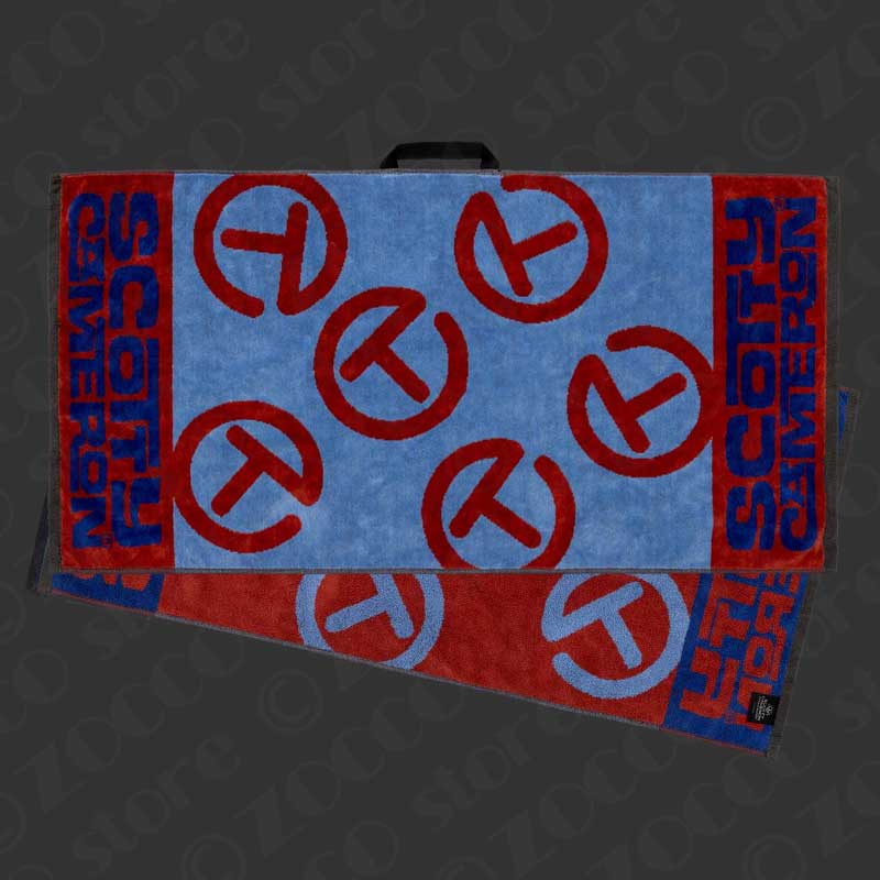 2022 セントパトリックデー サークルT タオル - ブルー&レッド スコッティキャメロン Circle T Towel SCOTTY CAMERON