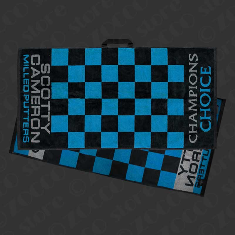 チャンピオンズチョイス ゴルフ タオル - ブルー スコッティキャメロン