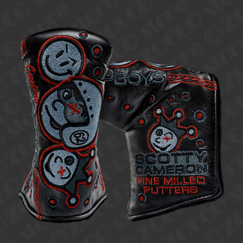 Scotty Cameron - SCOTTY CAMERON　ヘッドカバー・ポーチセット スコッティキャメロン ヘッドカバーセット ドッグパターン ブラック