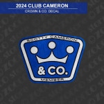 2024 ֥ ƥå åƥ 2024 CLUB CAMERON Crown & Co. Member DECAL SCOTTY CAMERON