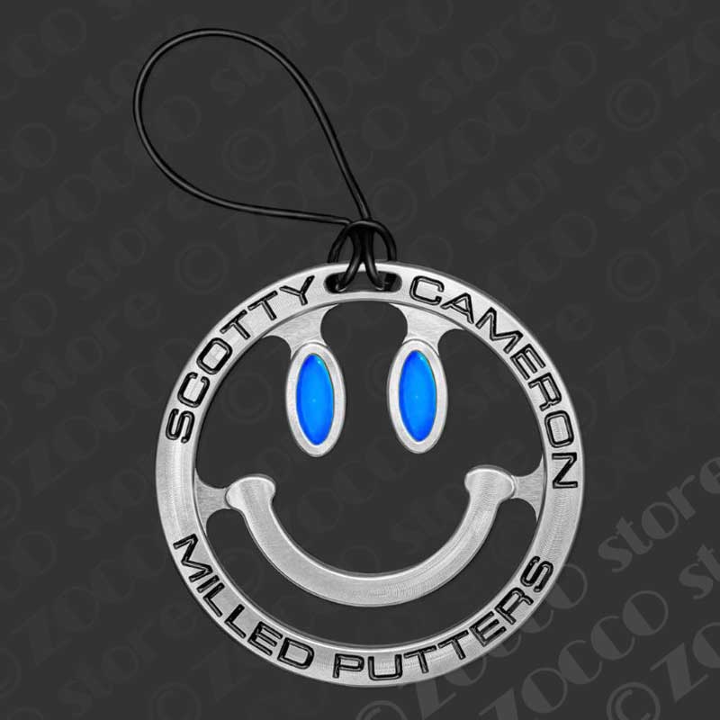 2024 スマイリー バッグタグ - シルバー/ブルーアイズ スコッティキャメロン SCOTTY CAMERON【カリフォルニアギャラリー限定】