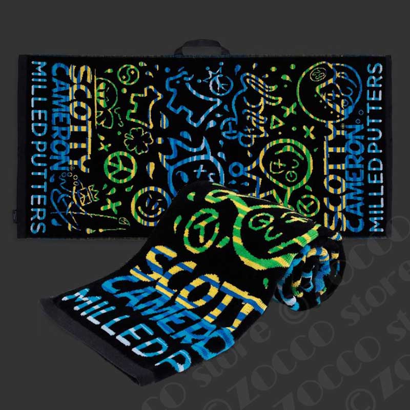 2024 クルー ゴルフ TCC リミテッド タオル - ブラック スコッティ