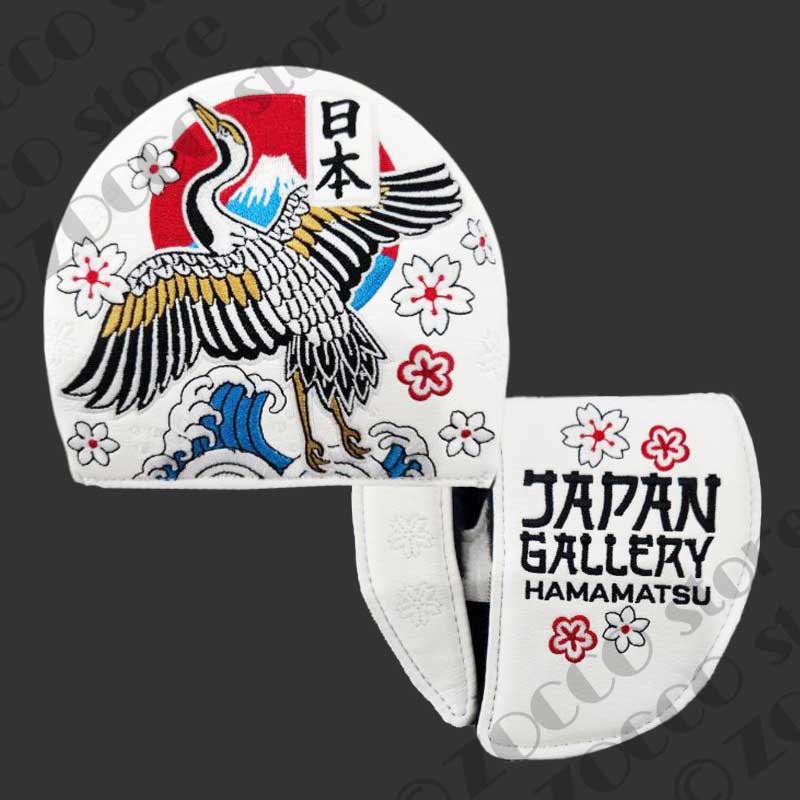 【激レア】2024 ジャパン リミテッド 日本 鶴 ミッドラウンドヘッドカバー - ホワイト - スコッティキャメロン SCOTTY CAMERON【ジャパンギャラリー限定】