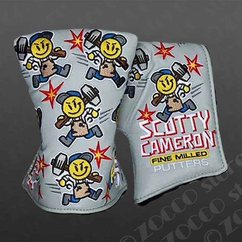 【2025新モデル】グリースグラインダー カスタムショップヘッドカバー ミッドマレット - グレー - スコッティキャメロン SCOTTY CAMERON