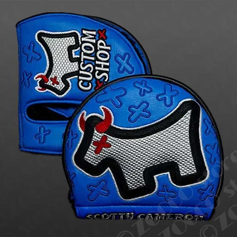 【再入荷】【2026継続モデル】ジャンクヤードドッグ カスタムショップヘッドカバー ミッドラウンド - ブルー - スコッティキャメロン SCOTTY CAMERON