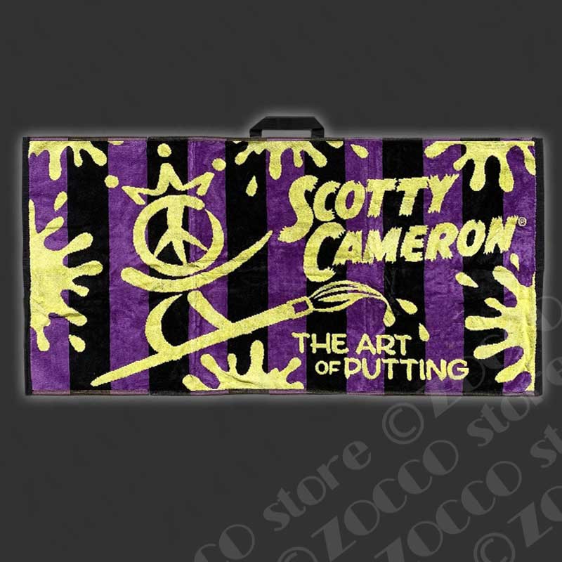ピースペイントサーファー リミテッド タオル - パープル スコッティキャメロン SCOTTY CAMERON【カリフォルニアギャラリー限定】