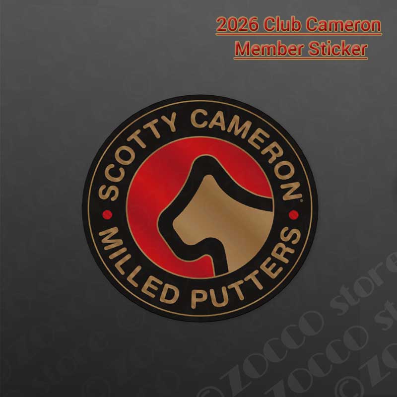 2026 Scotty Cameron クラブキャメロンメンバー 2026 クラブキャメロン メンバーステッカー スコッティキャメロン