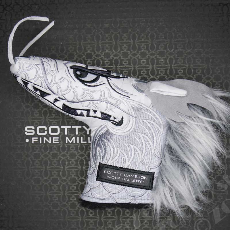 �ڷ�쥢��2025 �ۥ磻�� �ɥ饴�� �إåɥ��С� White Dragon Headcover �����åƥ��������� SCOTTY CAMERON�ڥ���ե���˥������꡼���ڥ�����ߥƥåɡ�