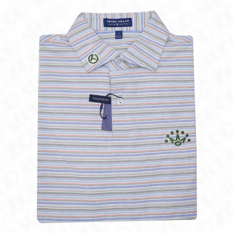 スコッティ・キャメロン ポロシャツ Peter Millar ストライプ S