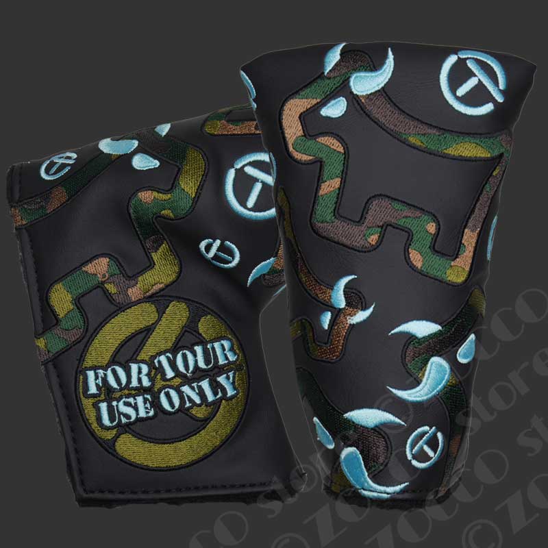 �ں����١ۡںǿ��ۥ��󥷥� ����֥�ɥå� ��������T �ĥ�������꡼ �ߥåɥޥ�å� �إåɥ��С� - �֥�å�/�ƥ��ե��ˡ��֥롼 �����åƥ��������� Dancing Camo Dog Circle T Mid Mallet Tour Headcover SCOTTY CAMERON