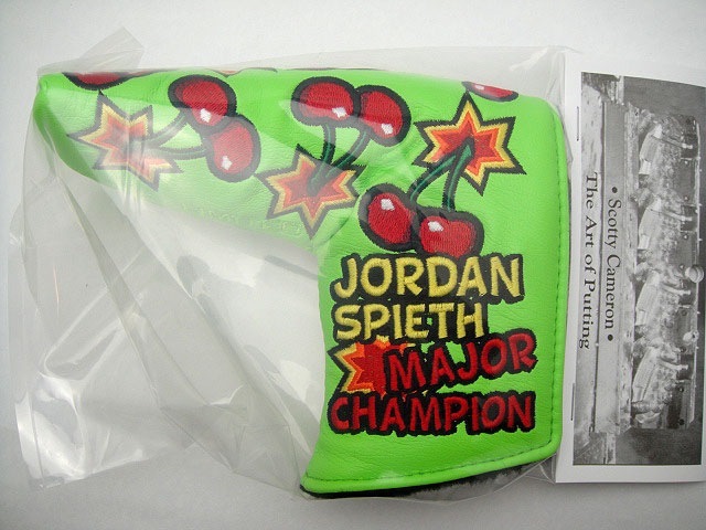 �ں����١�2015 ���硼���󥹥ԡ��� �᥸�㡼�����ԥ��� ��ǰ����إåɥ��С� �����åƥ��������� SCOTTY CAMERON 2015 Johdan Spieth Major Champion Limited Cherry Bomb Headcover