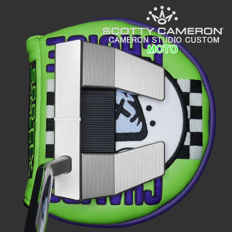 �ڥ�������MOTO���������2023 �ե���ȥ� X 5.5 �����åƥ��������󥹥����� ��������ѥ��� - ���꡼�󥫥����� �����åƥ��������� 2023 PHANTOM X 5.5 STUDIO CUSTOM PUTTER - Green SCOTTY CAMERON